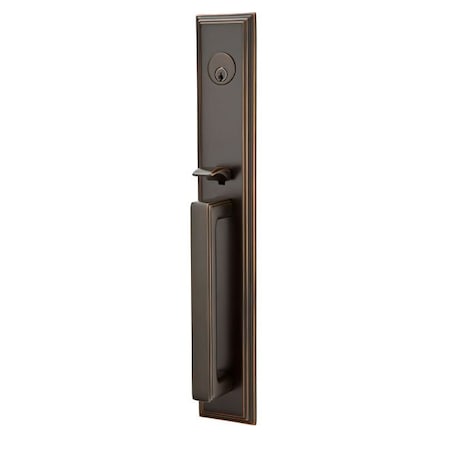 Emtek Oil Rubbed Bronze Handleset, 4212VUS10B 4212VUS10B